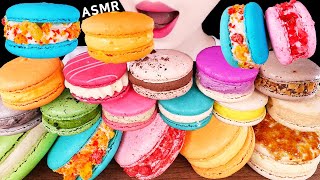 ASMR MACARON PARTY 더블스윗 마카롱 파티 EATING SOUNDS MUKBANG 디저트먹방 [upl. by Hardej121]