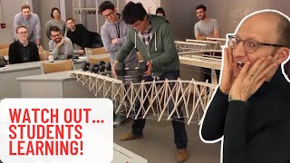 Harvard Model Bridge Testing Trusses and Beams [upl. by Eilarol]