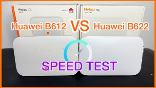 Internet Speed Test Huawei Orange Flybox 4G Turbonet B612 VS B622 [upl. by Aled]