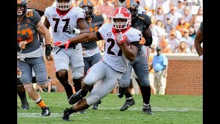 7 Georgia Highlights Vs Tennessee 2017  CFB Week 5  College Football Highlights 2017 [upl. by Annay423]