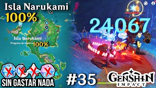 genshinsingastarnada  Isla Narukami 100 y NOS VAMOS A ENKANOMIYA  Genshin Impact 35 [upl. by Anel]