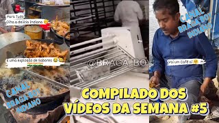 COMPILADO DOS VÍDEOS DA SEMANA 5 COMIDAS INDIANAS [upl. by Sikata120]