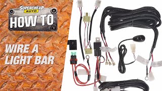 How to  Wire a LED Light Bar  Supercheap Auto [upl. by Itirahc]