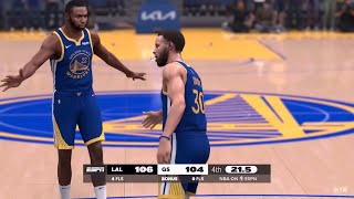 WARRIORS vs LAKERS FULL GAME HIGHLIGHTS  October 9 2024  2024 NBA Pre Season Highlights 2K25 [upl. by Santoro428]