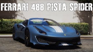 Ferrari 488 Pista Spider  GTA 5 Car Cinematic [upl. by Esnofla]