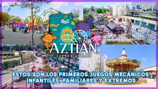 Parque Aztlán abre al público así son sus primeros juegos mecánicos y sus costos CDMX [upl. by Ellehcir140]