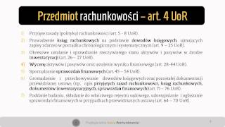 4 Przedmiot rachunkowości [upl. by Amund]