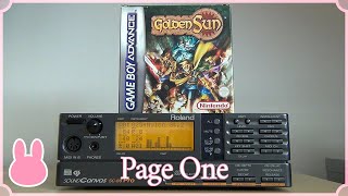 Golden Sun Restored OST  Page One Menu Theme  Cyanne [upl. by Gwendolen]