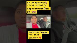 First midwife appointment 🤰🏼🤰🏼pregnnacyyoutube welshman [upl. by Nwahsor]