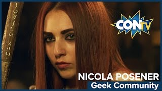 MYTHICA Nicola Posener talks about the geek community  Mythica A Quest for Heroes NOW on CONtv [upl. by Eniad]