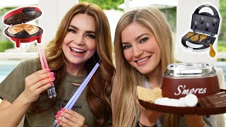 TESTING EVEN MORE FUN KITCHEN GADGETS w iJustine Part 3 [upl. by Nostrebor]