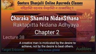 charaka nidansthan chapter2 raktapitta nidan adhyaya AIAPGET BAMS Ayurveda Geetaru Shanjalii Gitaru [upl. by Auhoj418]