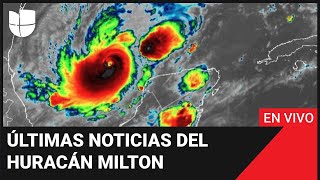 EN VIVO Trayectoria del huracán Milton y últimas noticias desde Florida [upl. by Hasen]