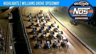 World of Outlaws NOS Energy Drink Sprint Cars Williams Grove Speedway July 22 2022  HIGHLIGHTS [upl. by Dominus]