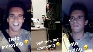 Gaz Beadle with Emma McVey  Snapchat Videos  September 13 2017 [upl. by Oiliruam103]