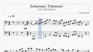 슈만 트로이메라이 첼로 편곡 Schumann Träumerei for Cello [upl. by Aleakam]