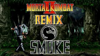 Mortal Kombat II Remix  Smoke Playthrough  No Commentary [upl. by Enetsirk]