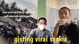 Gisting viral saskia  gisting viral tiktok [upl. by Sirron]