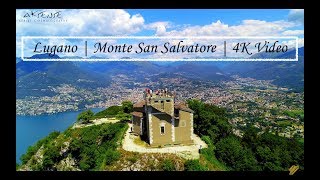 🇨🇭Lugano Monte San Salvatore  Switzerland  Drone 4K Video [upl. by Derfnam]