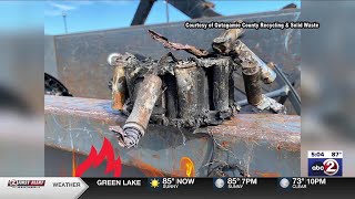 Recycling officials offer safety reminders about battery disposal [upl. by Lraep]