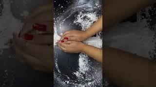 White cement powder Play asmr cementpowderplay dustypowderplay cementasmr dusty dustplay asmr [upl. by Salocin429]