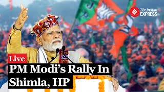 PM Modi Addresses Rally In Shimla Himachal Pradesh  Lok Sabha Election 2024 [upl. by Griffy]