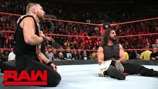 McIntyre amp Ziggler vs Rollins amp Ambrose  Raw Tag Team Championship Match Raw Oct 22 2018 [upl. by Annek507]