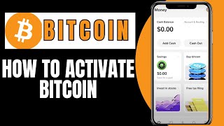 How To Activate Bitcoin On Cash App StepByStep [upl. by Ahsinawt]