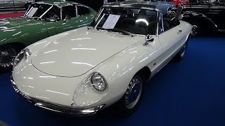 1967 Alfa Romeo 1600 Spider Duetto  Exterior and Interior  Classic Expo Salzburg 2016 [upl. by Axela]