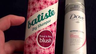 Dry shampoo product review Batiste amp Dove [upl. by Haleak159]