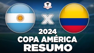 ARGENTINA 1 x 0 COLÔMBIA AO VIVO  COPA AMÉRICA 2024  FINAL  NARRAÇÃO [upl. by Endora705]