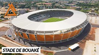 LE STADE DE BOUAKÉ  REVÊTEMENT DE LA FAÇADE [upl. by Nahte]