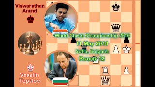 Anand beats Topalov  2010 World Chess Championship [upl. by Ehtnax]