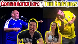 HUMOR ESPAÑOL  Reacción al Comandante Lara y Toni Rodríguez  Chistes Malos [upl. by Cresida36]