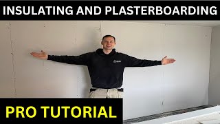 How to Insulate and plasterboard a Garden Room [upl. by Edveh]