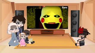 Past Aftons react to FNAF SFM  Going Psycho by DHeusta  Full Animation [upl. by Norwood440]