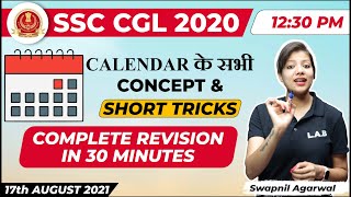 LAB Calendar All concepts and shorts tricks  Calendar Reasoning Complete Revision  Swapnil Maam [upl. by Nahn]