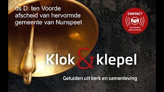 Kk 09 gesprek ds D ten Voorde afscheid hervormde gemeente Nunspeet [upl. by Artemahs]