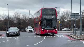 Londons Buses at Gallions Reach Roundabout on 16th January 2023 [upl. by Mariandi]