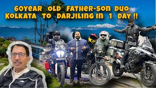 70 Year Old Father Son Duo Bike Ride  Kolkata to Darjeeling 700Kms Day 1 [upl. by Eselahs201]