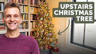 Decorating the Christmas Tree in My Upstairs Office [upl. by Eissac408]