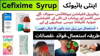 Antibiotic Syrup for babiesHow to use Cefixime syrup [upl. by Aicia736]