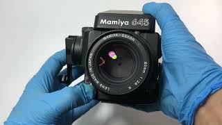 ◎Now on sale◎MINTMamiya M645 Super AE Finder Film Camera Sekor C 80mm F28 150mm F35210700300052 [upl. by Dyann]