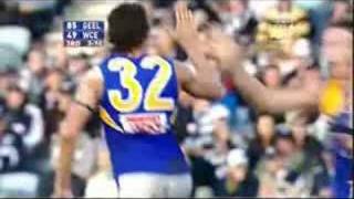 Geelong Vs West Coast R10 2006  Peace With Inches [upl. by Helbonnas]