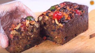 Best Ever CHRISTMAS FRUIT CAKE Recipe  Mortar and Pastry [upl. by Araeic777]