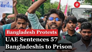 Bangladesh Protest UAE Sentences Bangladeshi Nationals to Prison Due to Quota Clashes [upl. by Mohammad]