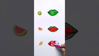 Lips Mixed Satisflying emojimix satisfying shorts [upl. by Ellehcir]