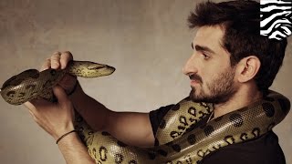 Anaconda eats man Paul Rosolie ‘Eaten Alive’ by giant snake on Discovery’s new show [upl. by Pedersen]