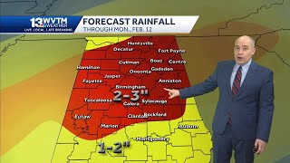 Dry for now but Alabamas forecast gets wet and stormy for the weekend [upl. by Narih207]