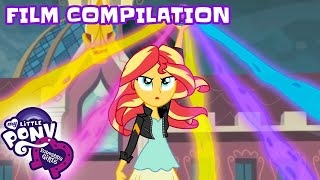 Equestria Girls  FULL FILMS Friendship Games amp Legend Of Everfree  My Little Pony MLPEG  2 HOURS [upl. by Airdnekal]